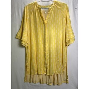 Matilda Jane Women's Size Medium Golden Hour top Brilliant Daydream Yellow MJ134
